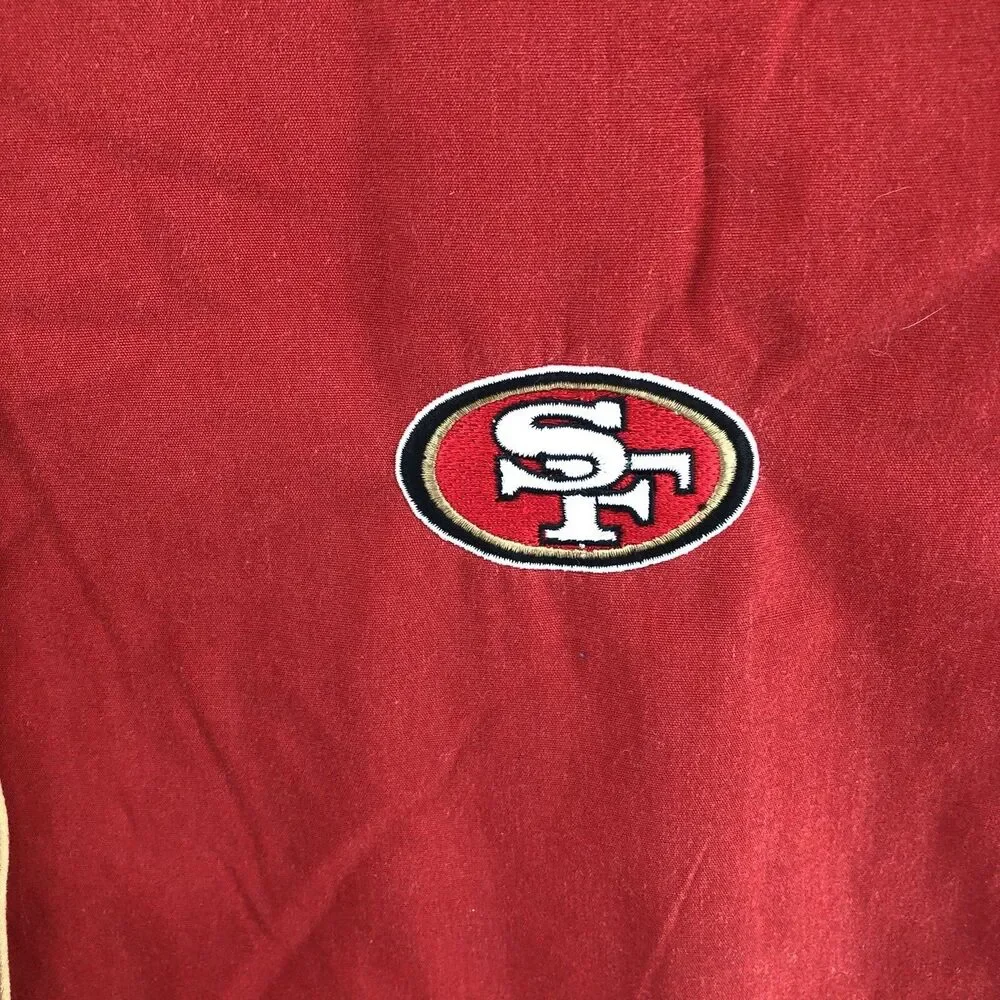 Vintage San Francisco 49ers Sweatpants NFL Team Apparel Red Men’s Size Large